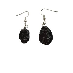 Elegant Handmade Prune Dangle Earrings